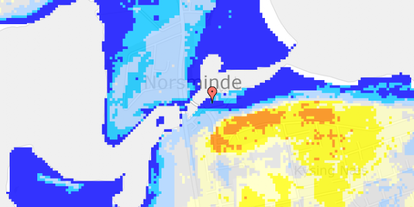 Ekstrem regn på Gl Krovej 1A