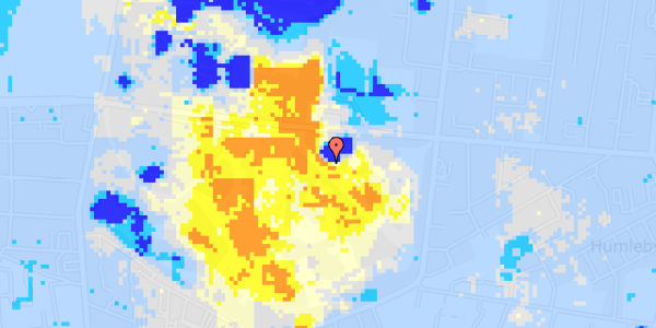 Ekstrem regn på Roskildevej 25