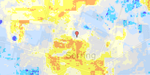 Ekstrem regn på Skolebakken 18