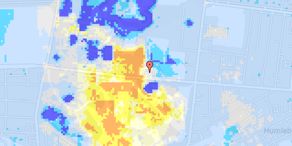 Ekstrem regn på Roskildevej 26D