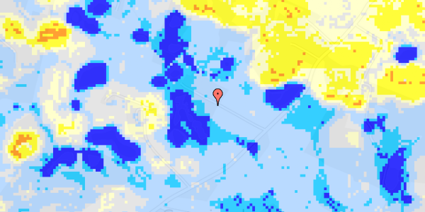 Ekstrem regn på Bennebovej 15A