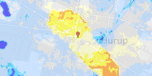 Ekstrem regn på Bredgade 151A, 2. th