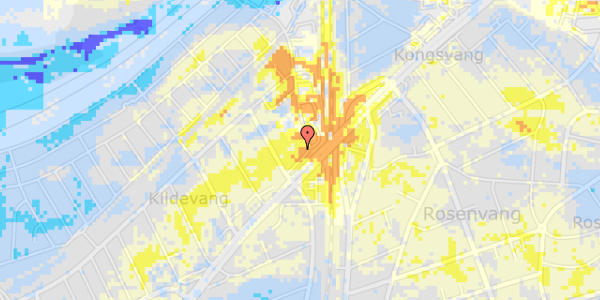 Ekstrem regn på Bjørnholms Allé 950