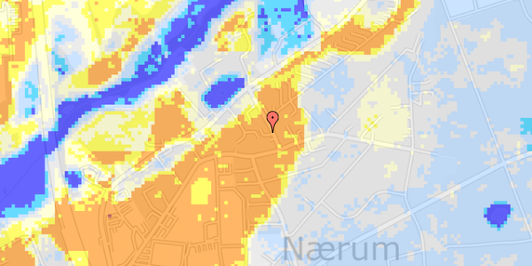 Ekstrem regn på Kirkeåsen 1A, kl. 2