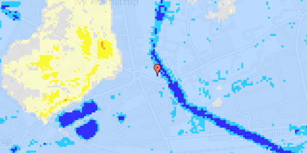 Ekstrem regn på Ndr.Ringgade 1