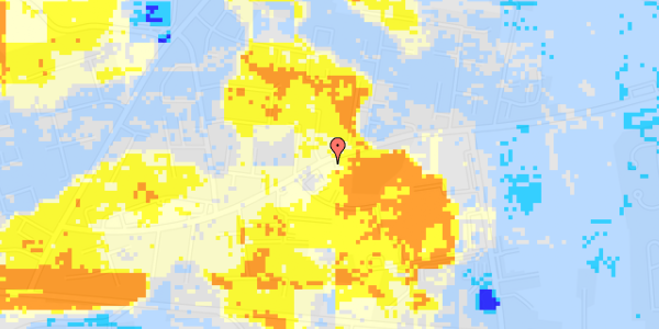 Ekstrem regn på Adelvej 36, st. th