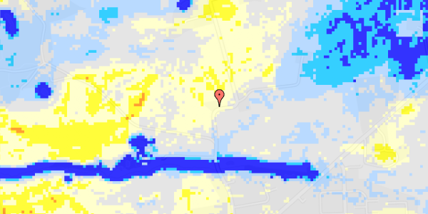 Ekstrem regn på Jerlevvej 23