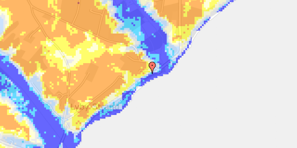 Ekstrem regn på Lyby Strandvej 39