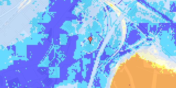 Ekstrem regn på Draget 135