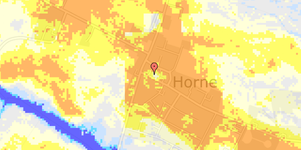 Ekstrem regn på Hornelund 7