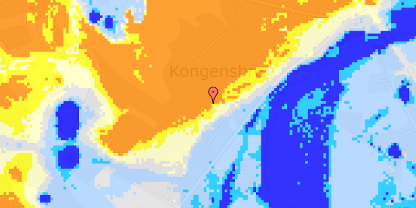 Ekstrem regn på Gl Kongevej 45