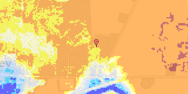 Ekstrem regn på Dalhøjen 74