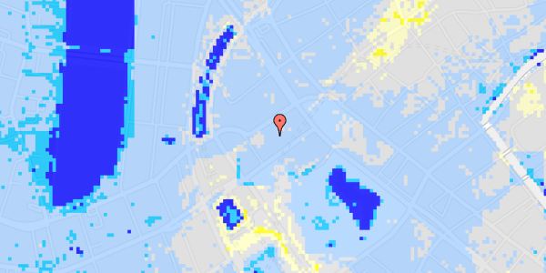 Ekstrem regn på Vesterbrogade 2S