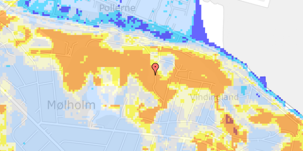 Ekstrem regn på Teglværksvej 10