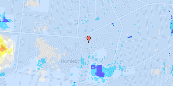 Ekstrem regn på Vesterbrogade 137C, st. 