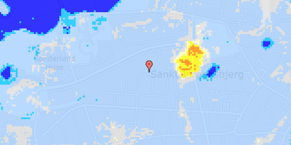 Ekstrem regn på Hf. Vestervang 38