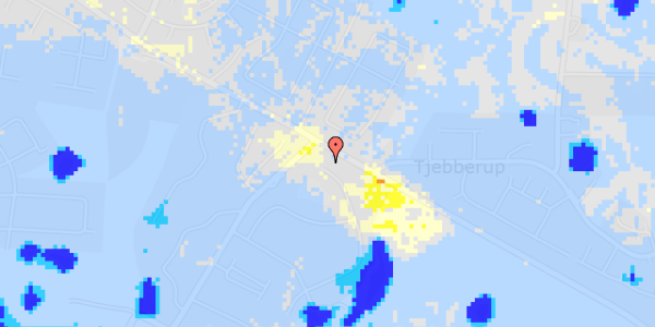 Ekstrem regn på Oldhøjen 58