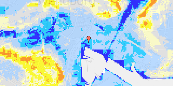 Ekstrem regn på Nordre Kajgade 1E, 1. 