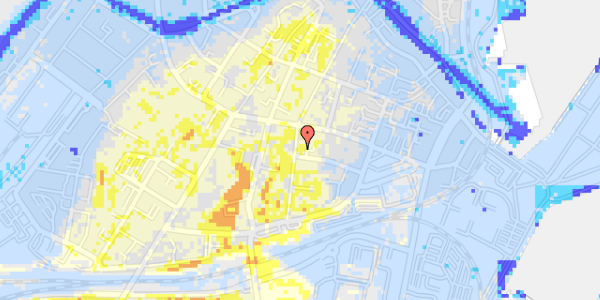 Ekstrem regn på Ryesgade 9, 2. th