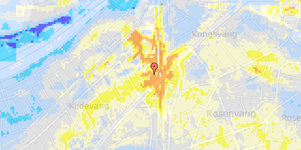 Ekstrem regn på Bjørnholms Allé 2