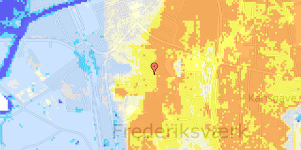 Ekstrem regn på Tscherningsgade 18, st. th