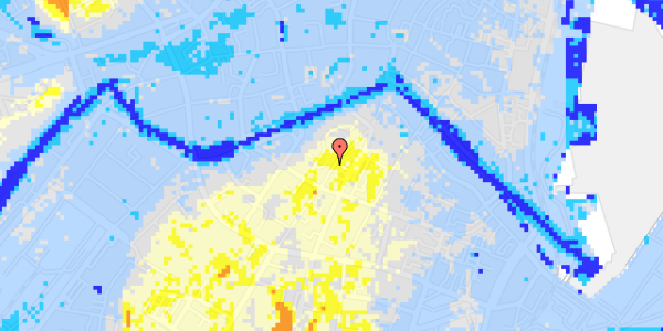 Ekstrem regn på Frederiksgade 44, 1. 