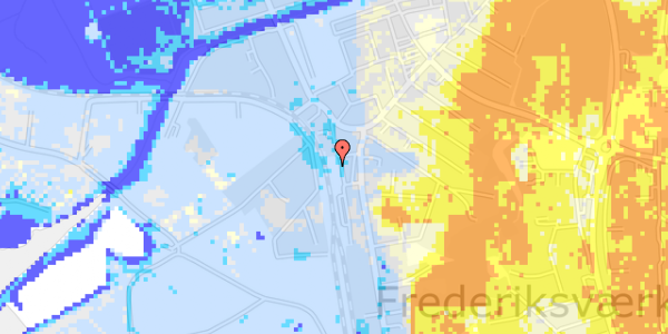 Ekstrem regn på Posthustorvet 2