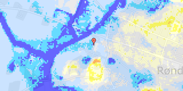 Ekstrem regn på Åkærsvej 6A, st. 2