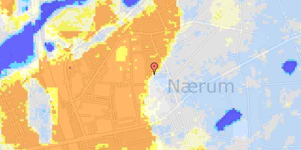 Ekstrem regn på Nærumgårdsvej 8H