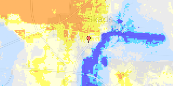 Ekstrem regn på Søndre Skadsvej 33