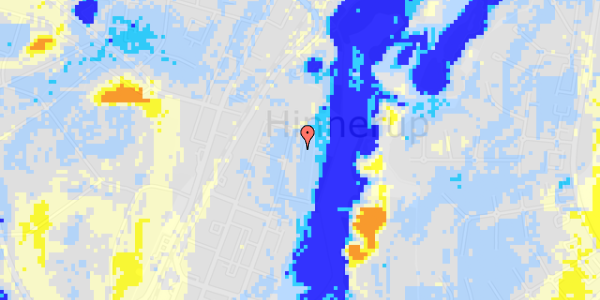 Ekstrem regn på Stadionalle 12A