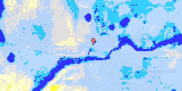 Ekstrem regn på Lindebjerg Allé 7, 1. 