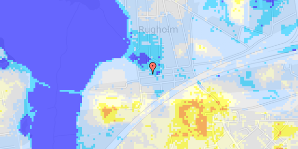 Ekstrem regn på Haveforeningen Norringholm 448