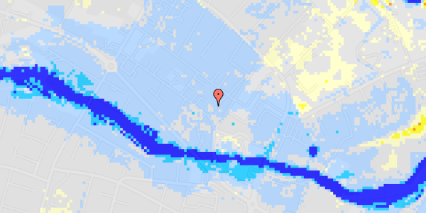 Ekstrem regn på Hovedgaden 12, 1. e