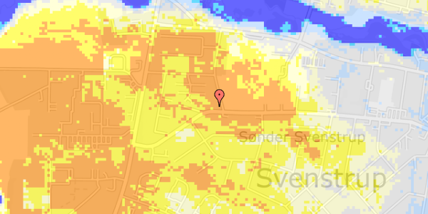 Ekstrem regn på Lobovej 1C