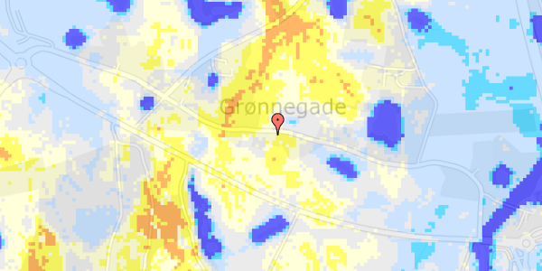 Ekstrem regn på Grønnegade 34