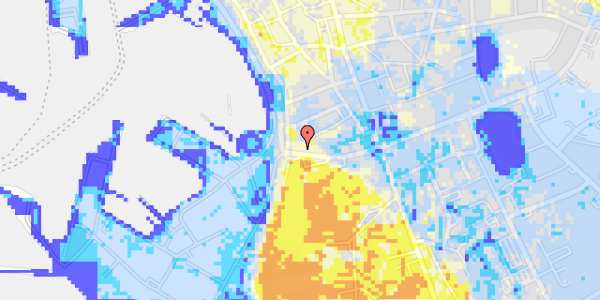 Ekstrem regn på Zahrtmannsvej 1