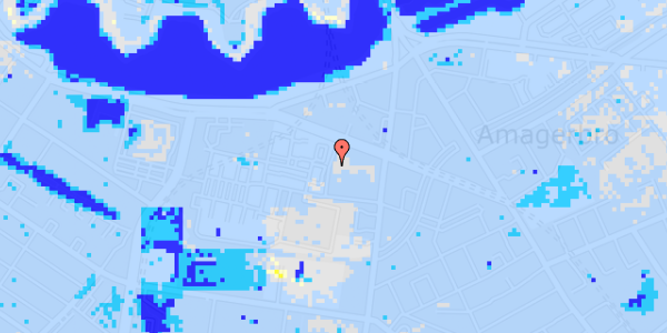 Ekstrem regn på Bardenflethsgade 5, 1. tv