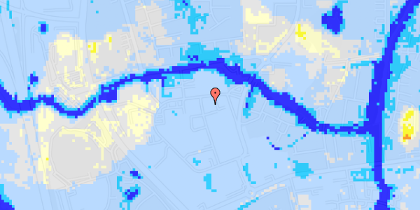 Ekstrem regn på Kokkedal Industripark 101