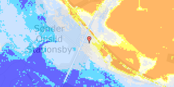 Ekstrem regn på Rolighedsvej 1A