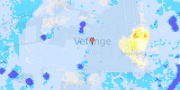 Ekstrem regn på Frederiksberg 43C