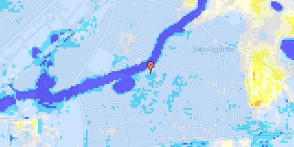 Ekstrem regn på Vestergårds Alle 108