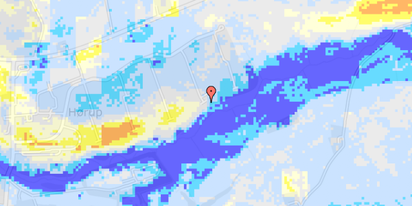 Ekstrem regn på Jytte Borbergs Vej 19