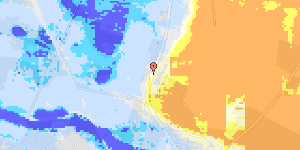 Ekstrem regn på Tårupvej 7A