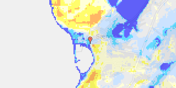 Ekstrem regn på Sænevej 5A