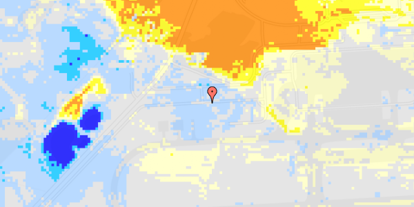 Ekstrem regn på Nordvej 1