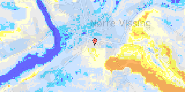 Ekstrem regn på Låsbyvej 153F