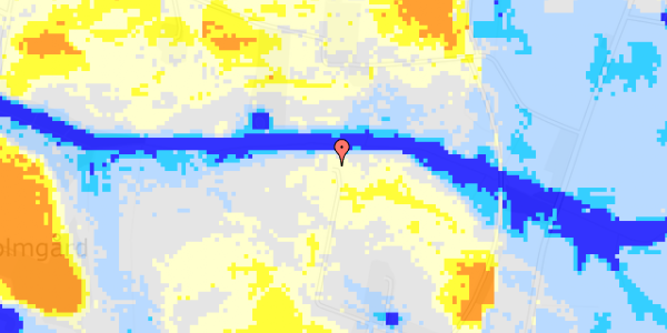 Ekstrem regn på Nylandsvej 30