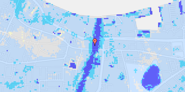 Ekstrem regn på Teglgårds Plads 1, 4. 1