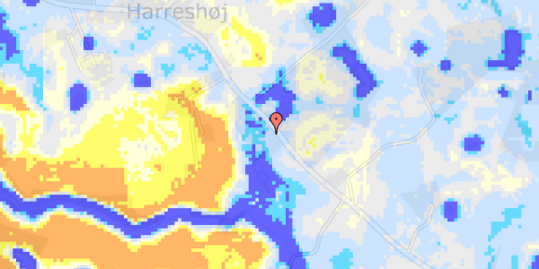 Ekstrem regn på Harreshøjvej 15A